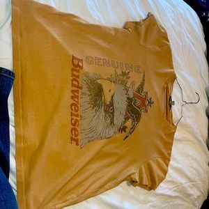 SUPER CUTE CONCERT TEE!! WESTERN MUST! RETRO BUDWEISER